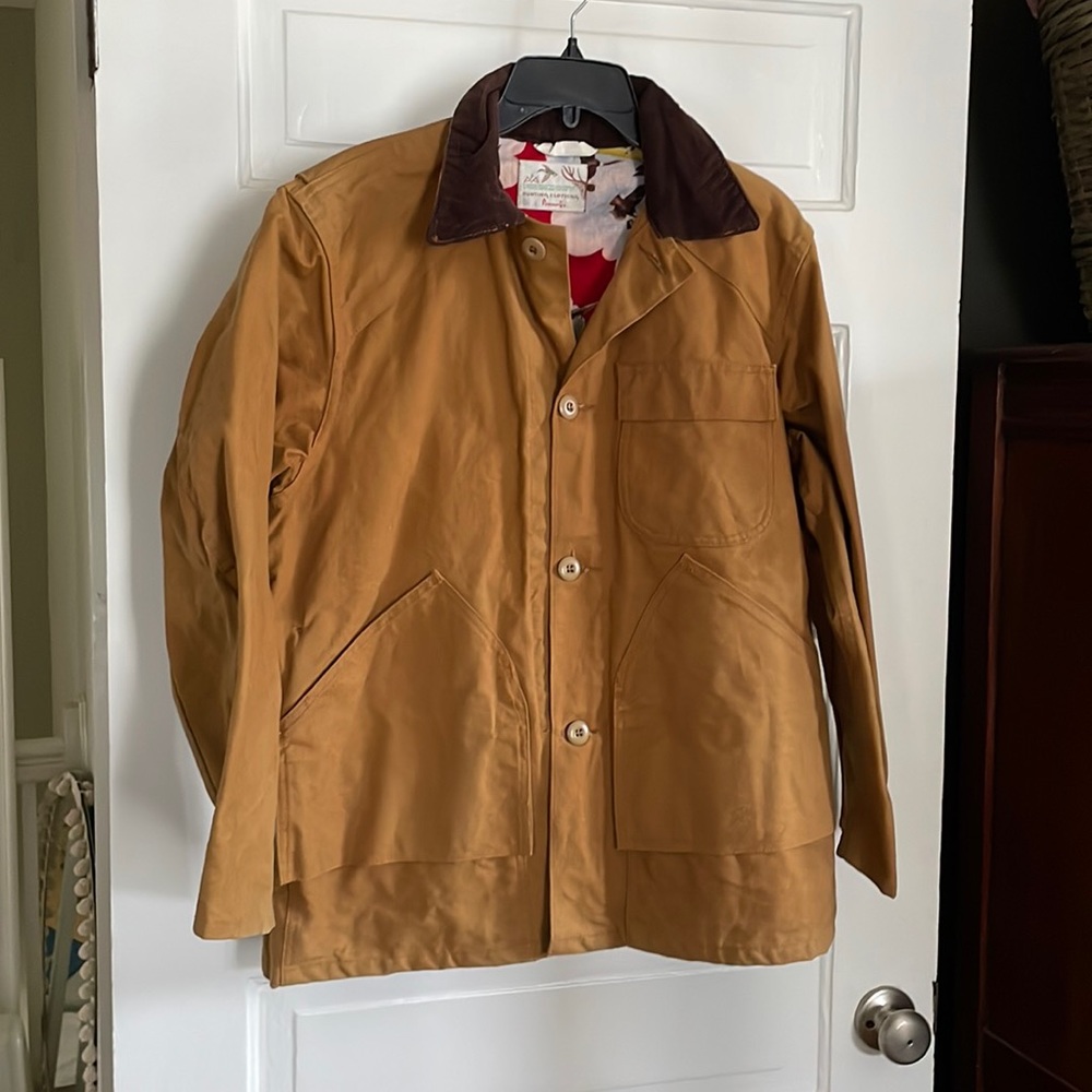Rare Vintage 1960s Penneys Foremost Duck Canvas Hunting Jacket Made in U…